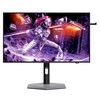 알파스캔 4K UHD 에이건 듀얼모드 480 USB C HDR 400 Ai 멀티스탠드 무결점 게이밍 모니터, AGP327UZD, 79.9cm