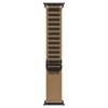 Apple 정품 애플워치 알파인 루프, 데저트 / 블랙 티타늄, 49mm, Medium, 1개