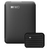 WD Elements Portable USB C 외장하드 + 전용파우치 세트, 6TB, 블랙