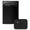 WD New My Passport USB C 외장하드 + 전용파우치 세트, 2TB, BLACK