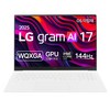LG전자 2025 그램 AI 17 코어Ultra5 방문설치, 스노우 화이트, 17ZD90TL-GX56K, 256GB, 16GB, Free DOS