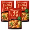 샘표 매콤칼칼 샤브샤브 육수, 200g, 3개