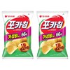 오리온 포카칩 어니언, 66g, 2개
