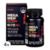 GNCMEGAMEN 50 플러스 멀티비타민, 60정, 4개