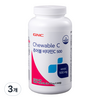 GNC 츄어블 비타민 C 500, 90정, 3개