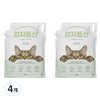 쿠쿠 감자동산 벤토나이트 고양이모래 피톤치드향, 9kg, 4개, 무향