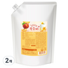네이쳐티 넘치는복숭아 베이스, 2개, 1kg