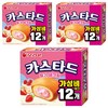 오리온 카스타드 딸기 생크림 12p, 276g, 3개