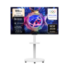 TCL 아이팔콘 4K QD Mini LED TV + 대형 무빙 스탠드 매트 화이트 세트, 75U95A(TV), MSD58W(스탠드), 방문설치, 이동형 스탠드, 189cm(75인치)