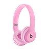 Apple Beats Solo 4 온이어 무선 헤드폰, 브라이트 핑크
