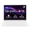 LG전자 2025 그램 프로 16 코어 Ultra5 지포스 RTX 5050, 에센스 화이트, 512GB, 32GB, WIN11 Home, 16Z90TR-EA5CK