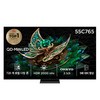TCL 4K UHD LED QD Mini 스마트TV, 139cm(55인치), 55C765, 스탠드형, 방문설치