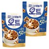 마켓오네이처 오그래놀라 오트 통넛츠 시리얼, 360g, 2개