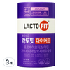 락토핏 정품 다이어트 유산균 60p, 120g, 3개