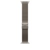 Apple 정품 애플워치 티타늄 밀레니즈 루프, 내추럴, 49mm, Large, 1개