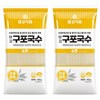 몽고식품 구포국수 진공소면, 900g, 2개
