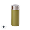 오슬로 모던 클래식 텀블러 매트, 그린, 200ml, 4개
