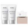 달바 워터풀 에센스 선크림 SPF50+ PA++++ 50ml x 2p + 밸런싱 젤 클렌저 3ml x 5p 세트, 1개