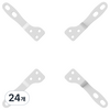 와이드뷰 벽걸이 VESA 확장브라켓 화이트 200 x 200 mm 4p, EKW201W, 24개