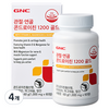 GNC 관절연골 콘드로이친 1200 골드 60g, 60정, 4개