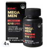 GNCMEGAMEN GNC 메가맨 임팩트 90g, 180정, 4개