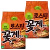 풀무원자연건면 로스팅 꽃게탕면 103g, 8개