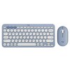 로지텍 PEBBLE 2 COMBO 키보드 마우스 세트, 920-012263, 세레니티 블루, 텐키리스, 세레니티 블루(LO100595)