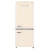 쿠잉전자 레트로 170L 2도어 냉장고 방문설치, REF-C182C