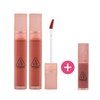 3CE 블러 워터 틴트 (증)미니 립틴트, CORAL MOON 코랄 문, 2개