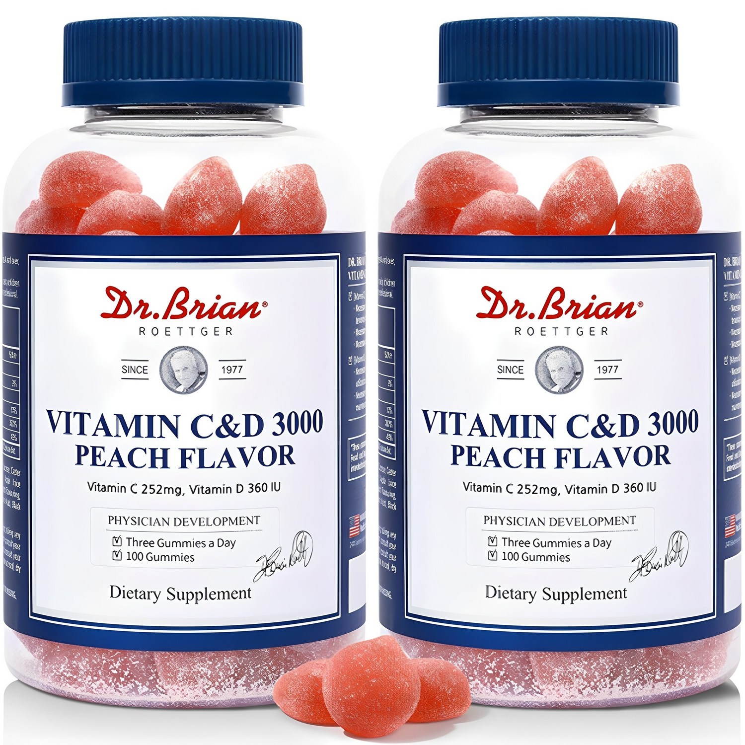 닥터브라이언 비타민 C&D 3000 복숭아맛 젤리 리뷰 닥터브라이언
