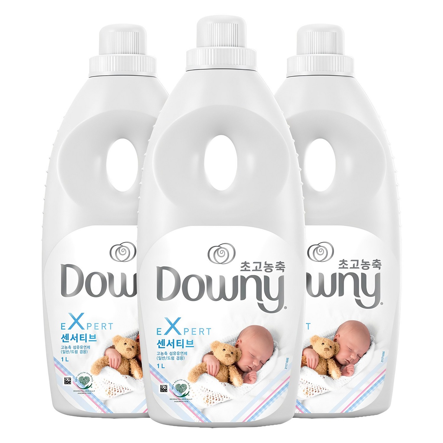 다우니 엑스퍼트 센서티브 초고농축 섬유유연제 본품, 1L, 1개
