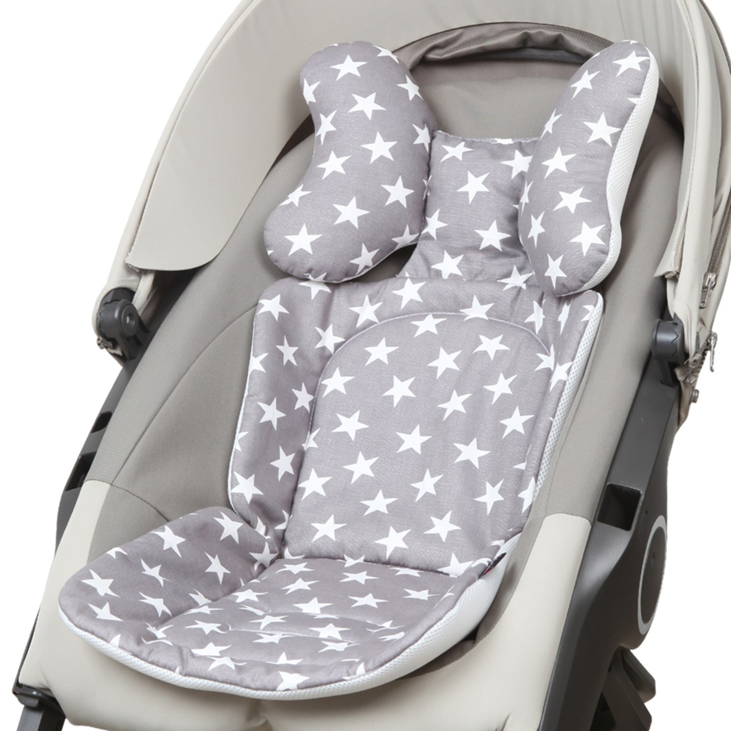 마니또 에브리데이 심플릿 유모차 이너시트, 스칸디나비아베어그레이, 1개