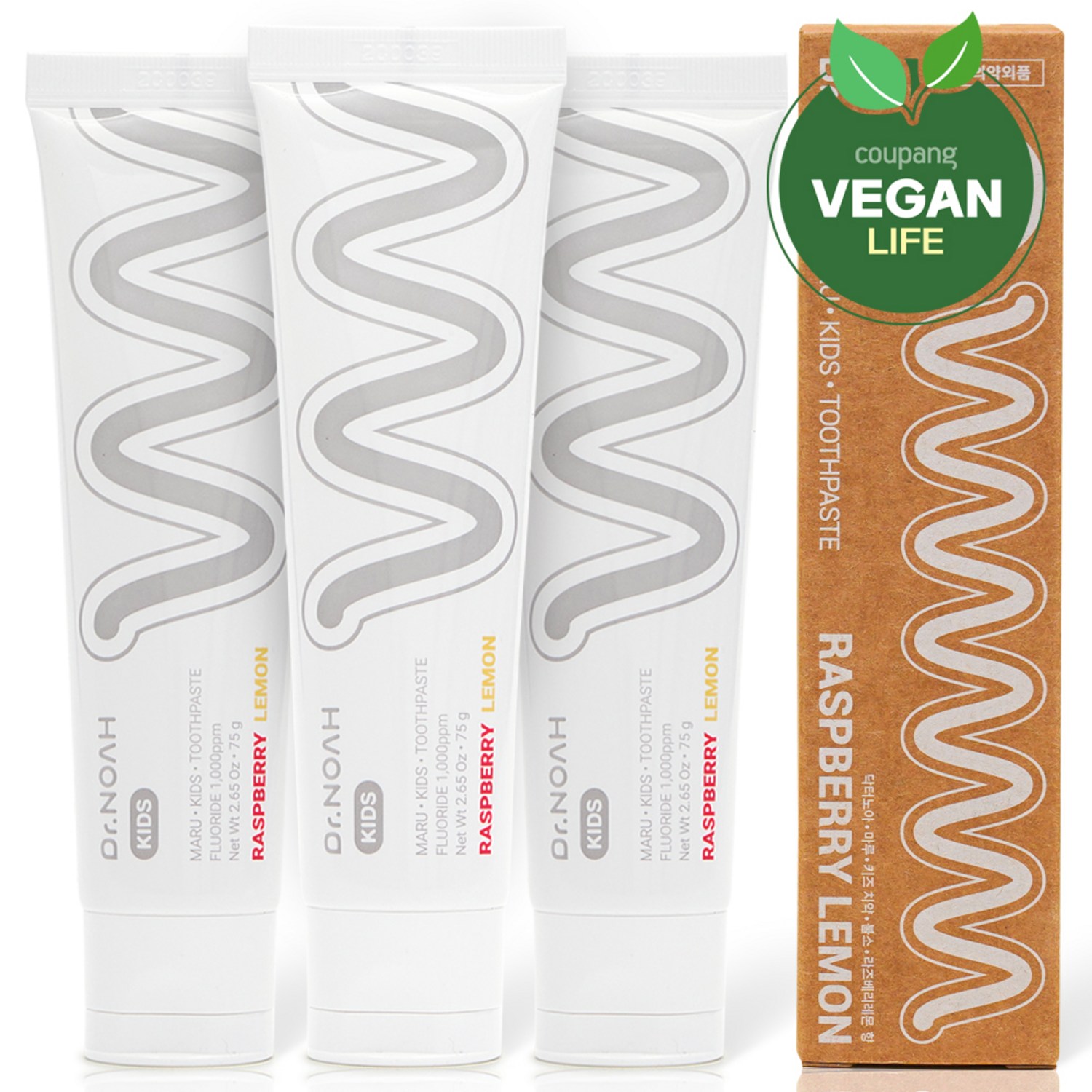 어린이를 위한 안전하고 맛있는 치약, 닥터노아 마루 유아 치약 닥터노아