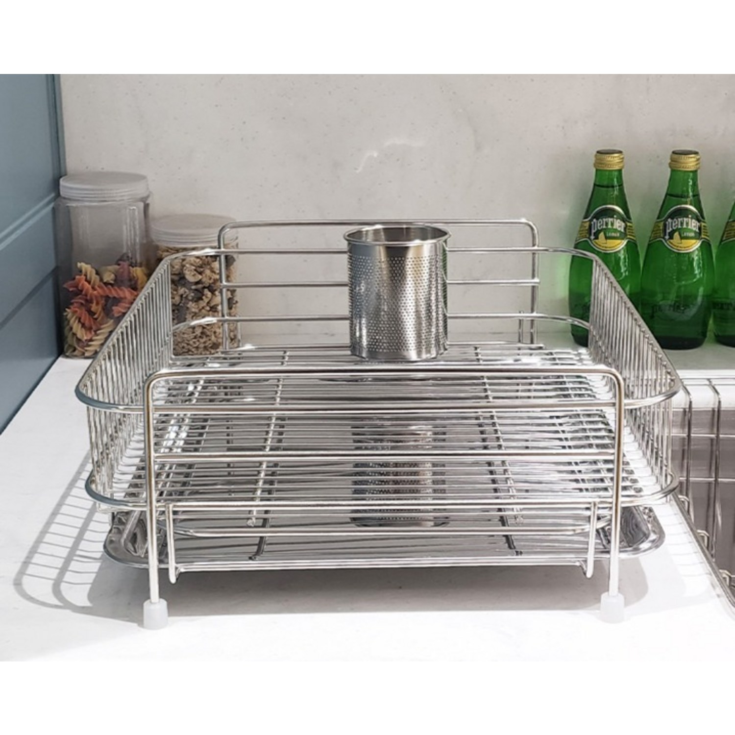 주방을 빛내는 스마트 솔루션, 에넥스 유닉 식기건조대로 깔끔하고 쾌적한 주방을 완성하세요!