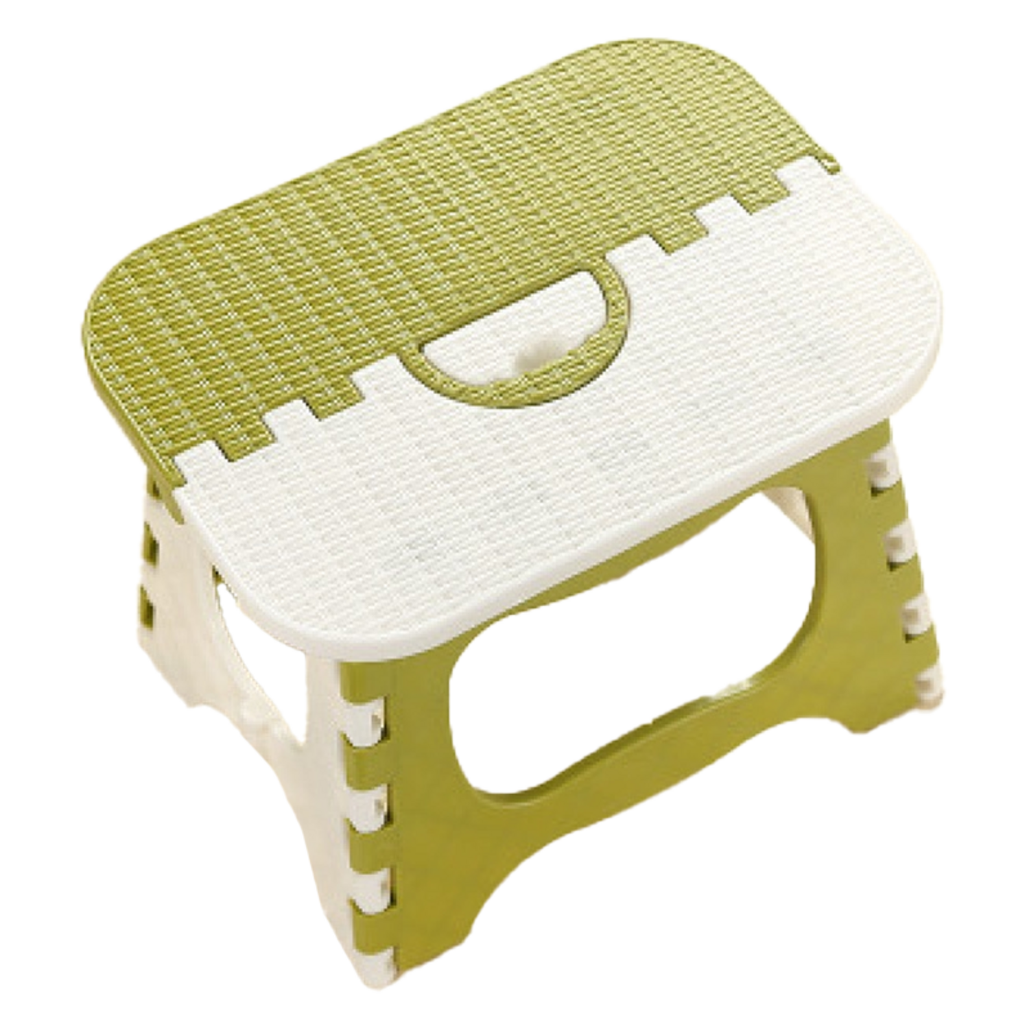 타이탄 접이식 폴딩 의자 화장실 의자 휴대용 플라스틱 의자 미디엄 22.5 x 17.5 x 20 cm, 그린, 1개