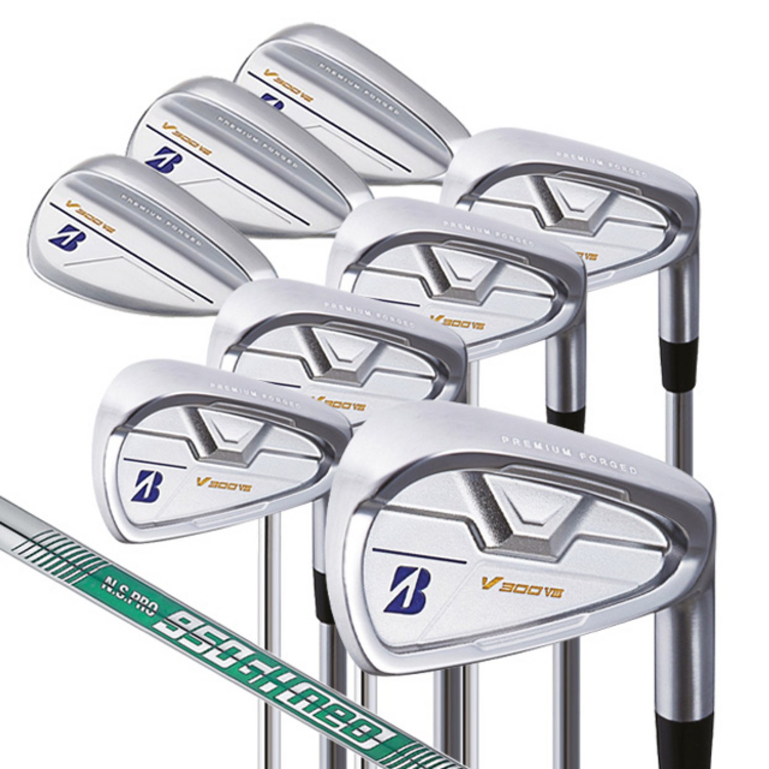 브리지스톤골프 남성용 950GH neo 스틸 아이언 8개 세트 V300 VIII 리뷰 v3008세대