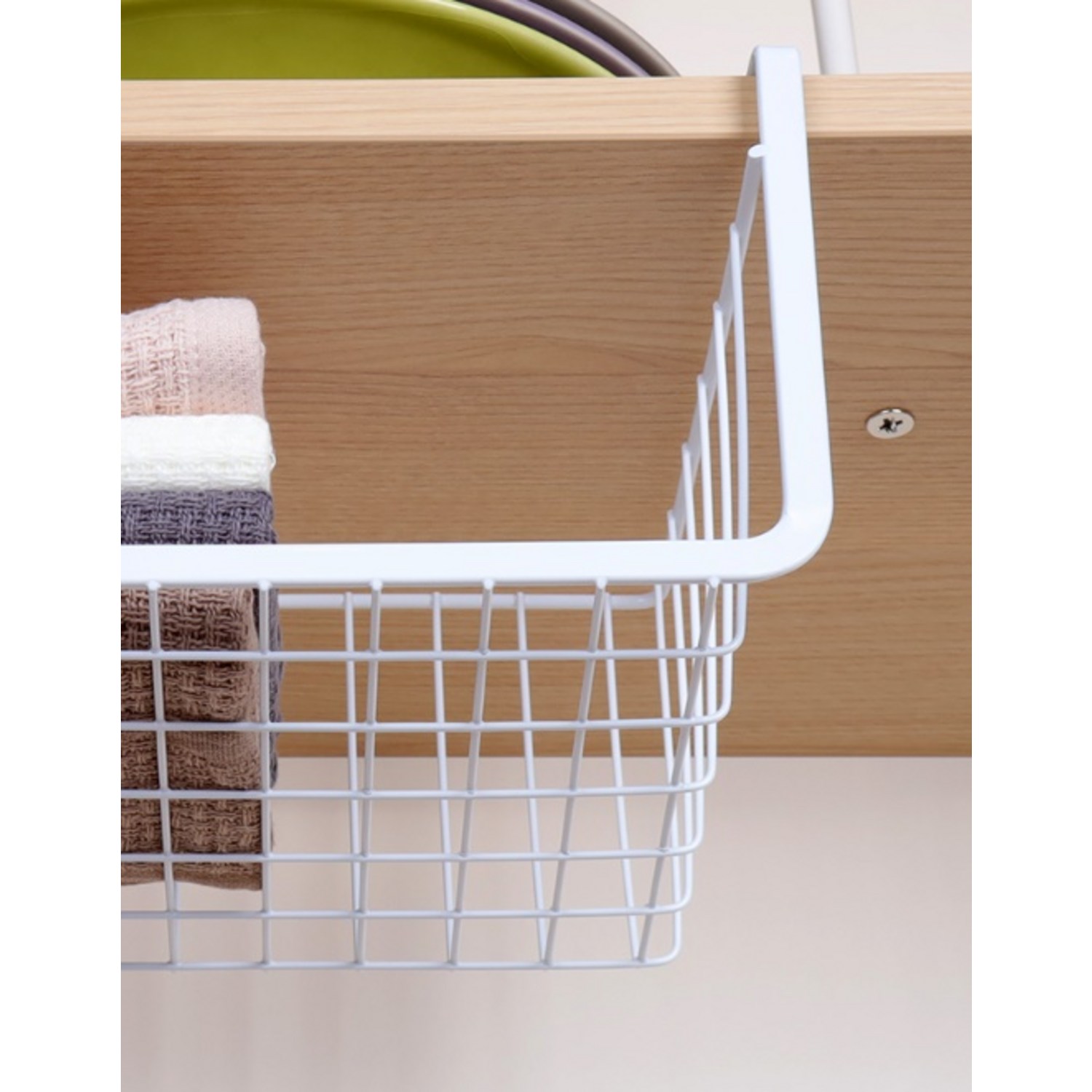 좁은 공간을 넓게, 플레이트라벨 다용도 걸이형 철제 선반으로 주방 수납을 혁신하세요!