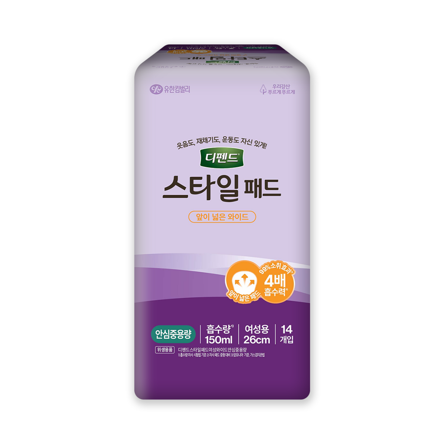 디펜드 여성용 성인기저귀 스타일 패드 대용량, 18개입, 5팩 세트 성인롤러블레이드