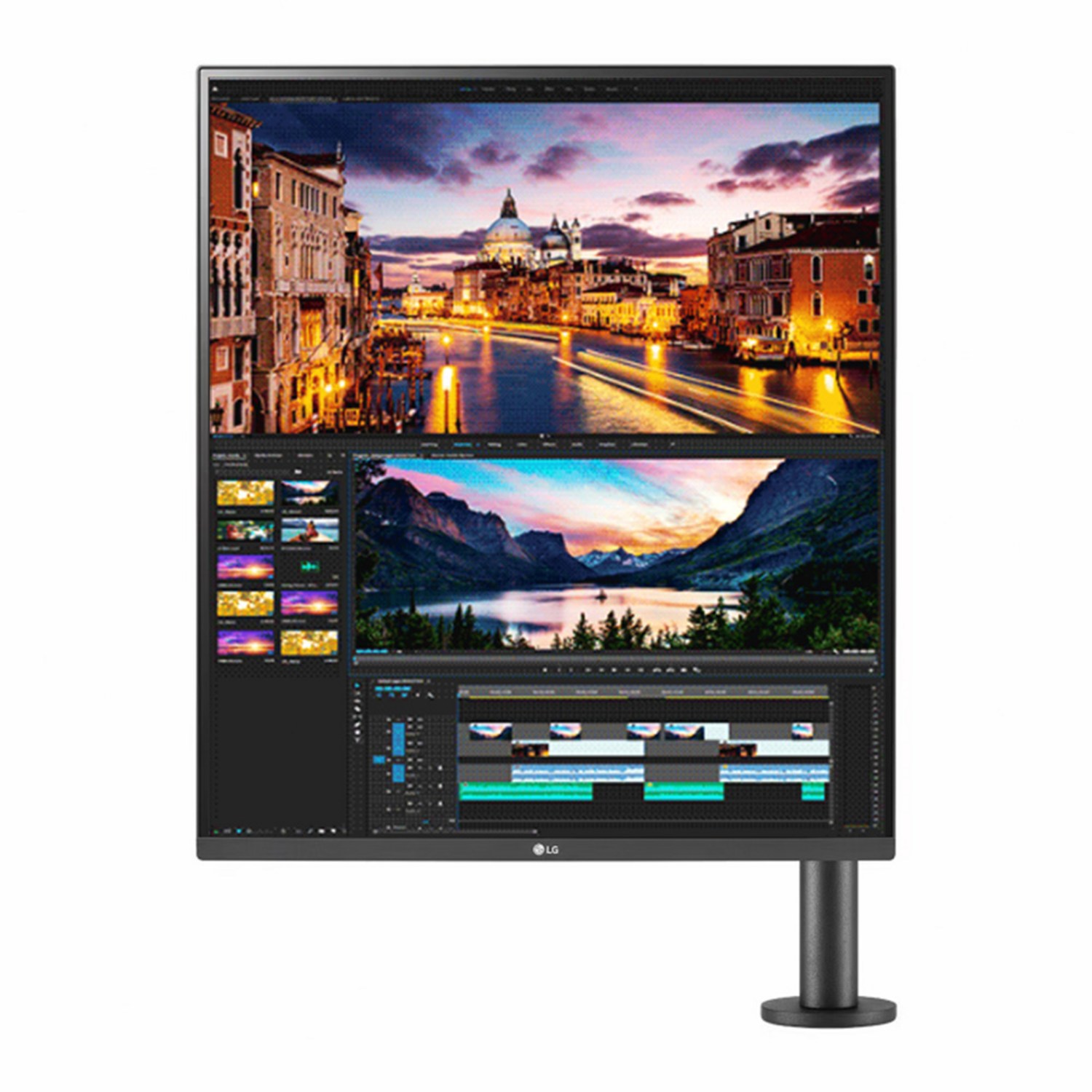 최고의 멀티태스킹 환경을 제공하는 LG전자 SDQHD 듀얼업 모니터