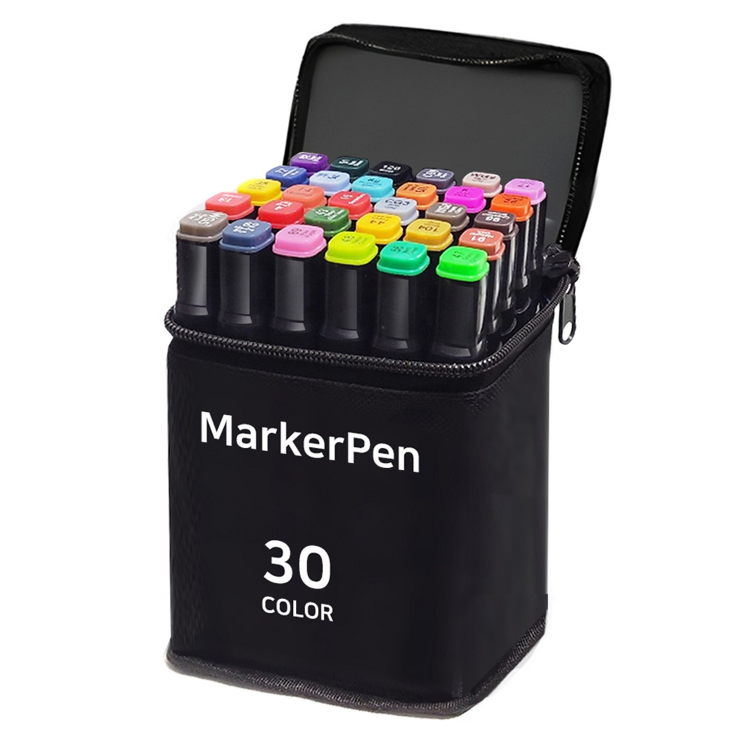 놀라운 30색으로 창의력을 마음껏 발휘하세요! 다다 디자인 드로잉 마카펜 천케이스