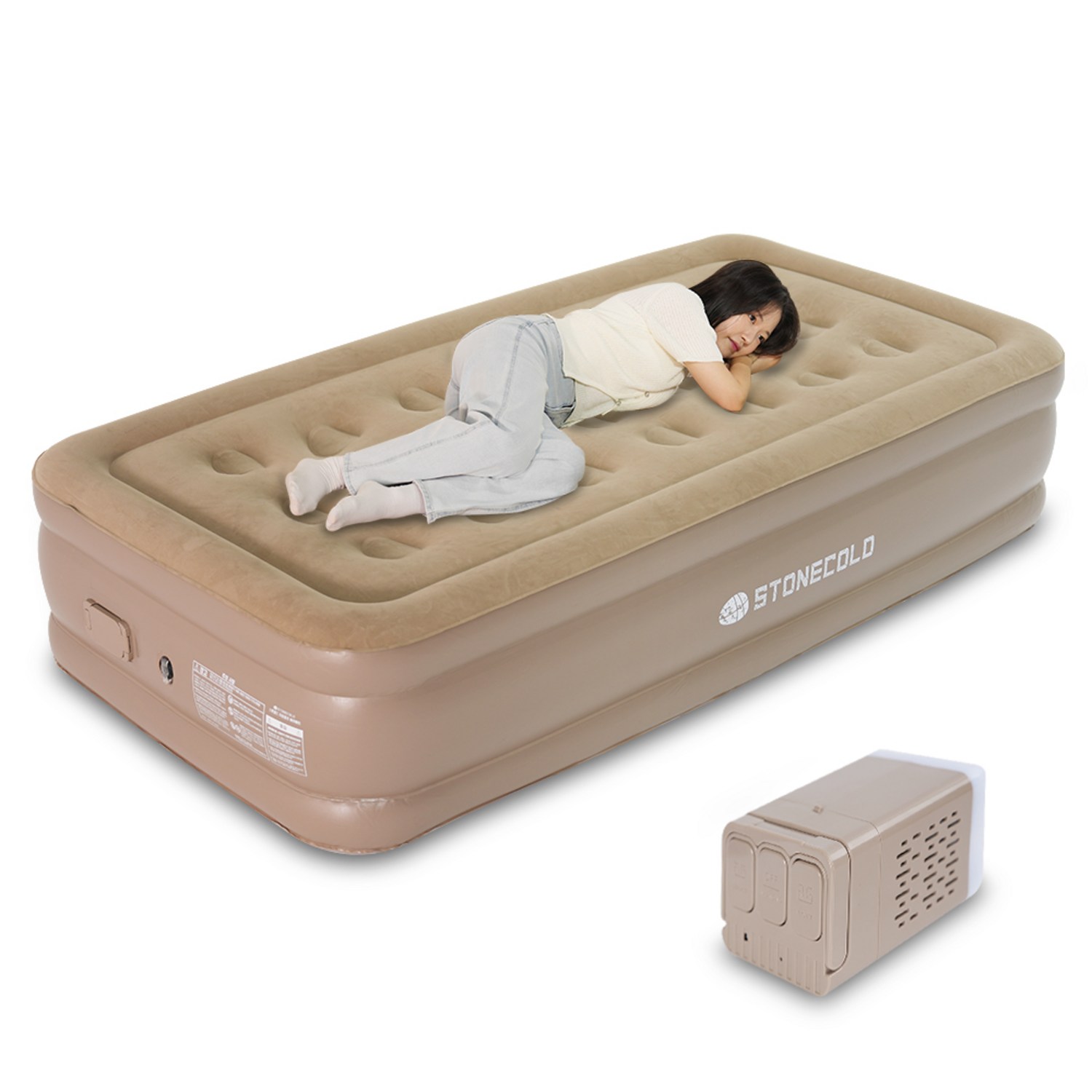 편안한 휴식을 위한 선택, 스톤콜드 자동펌프 에어매트 세트