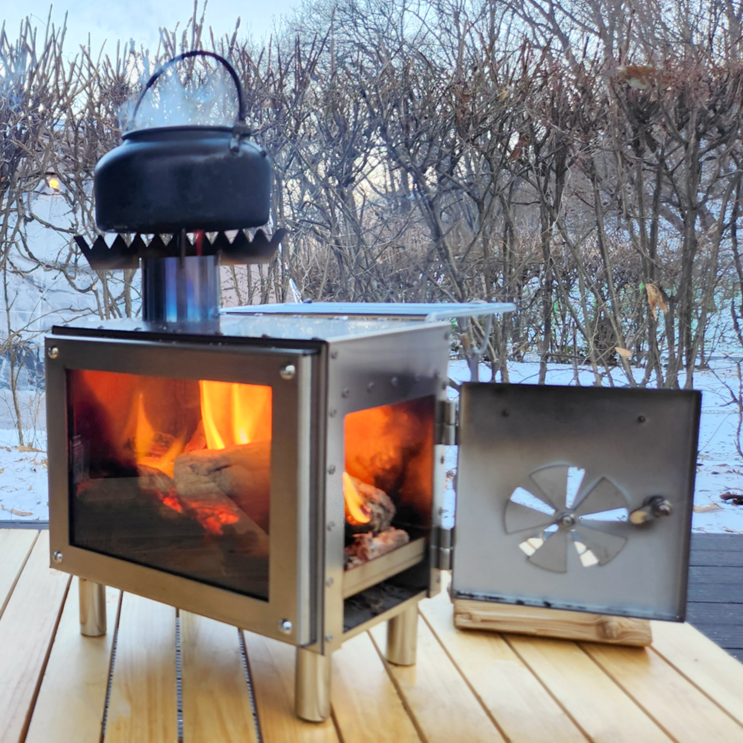 캠프365 포켓 플러스 스텐 화목난로: 캠핑의 낭만을 따뜻하게 채우다