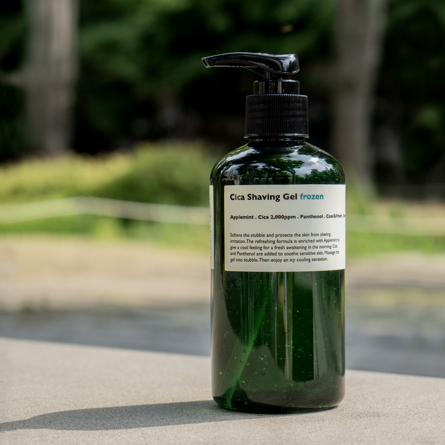 신선한 면도 경험을 제공하는 시원한 쉐이빙젤