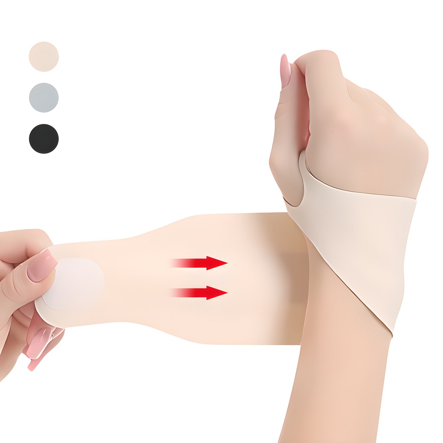 로멀리 초슬림 손목 보호대 탄성 밴드의 매력 얇은손목보호대