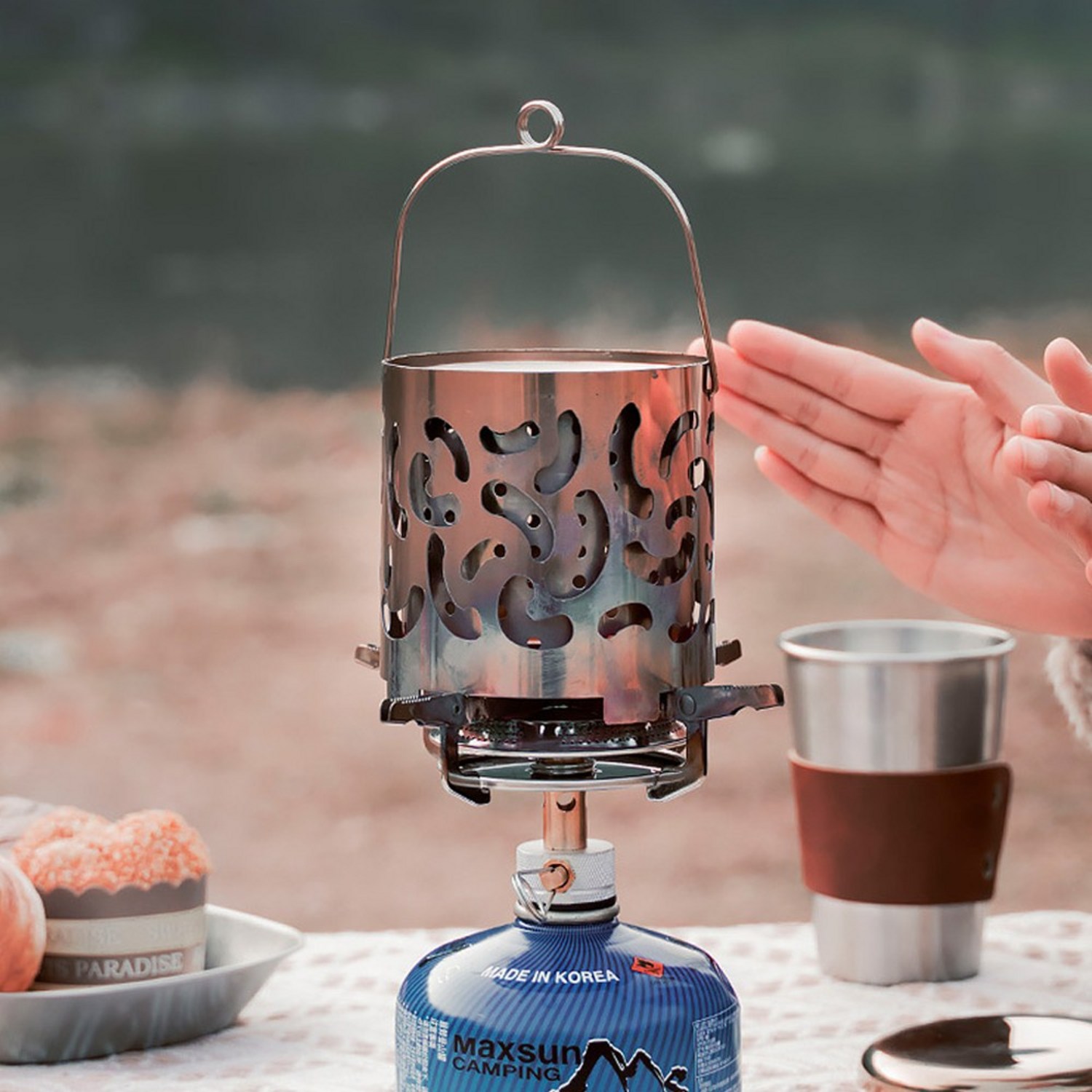 작지만 강력한 따뜻함, 캠핑 버너 미니 난로 히터캡으로 낭만적인 캠핑을 완성하세요!