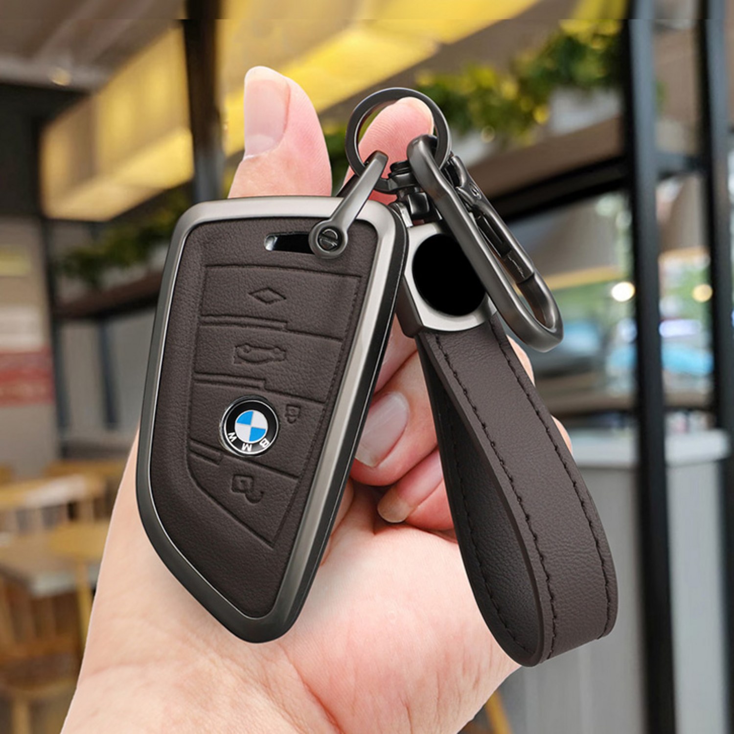 럭셔리한 BMW 호환 드레스업 키케이스 키홀더: HAKO