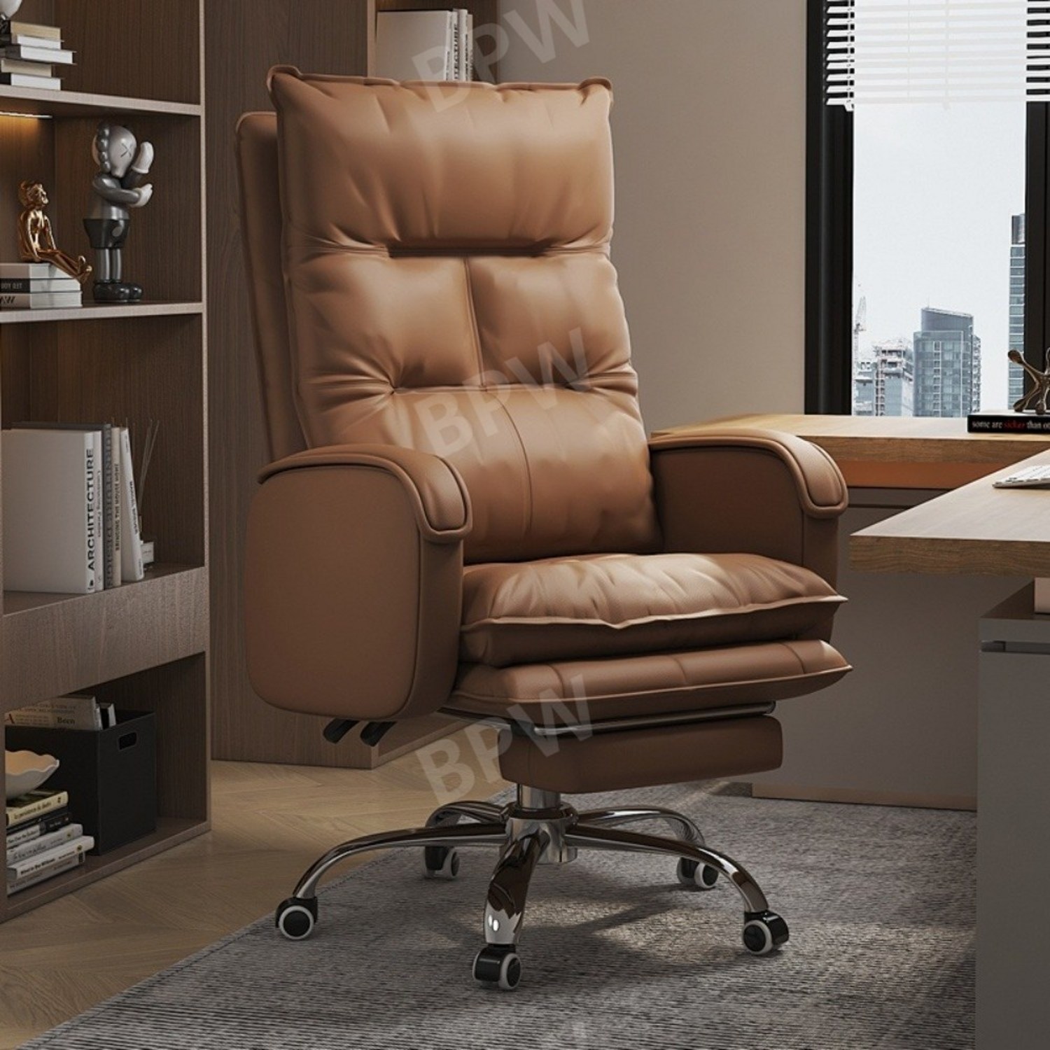 편안하고 지지력 있는 리클라이너 사무실 의자