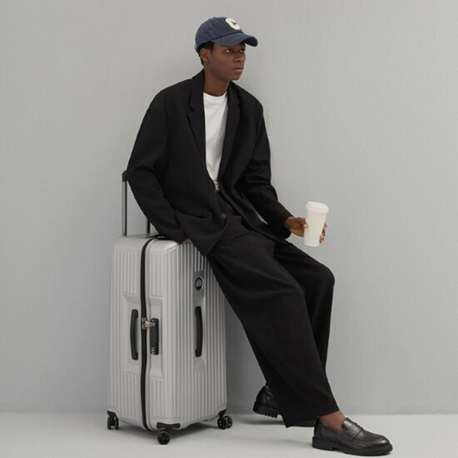 델시 32형 특대형 화물용 캐리어와 전용 커버 세트 소개 델시캐리어