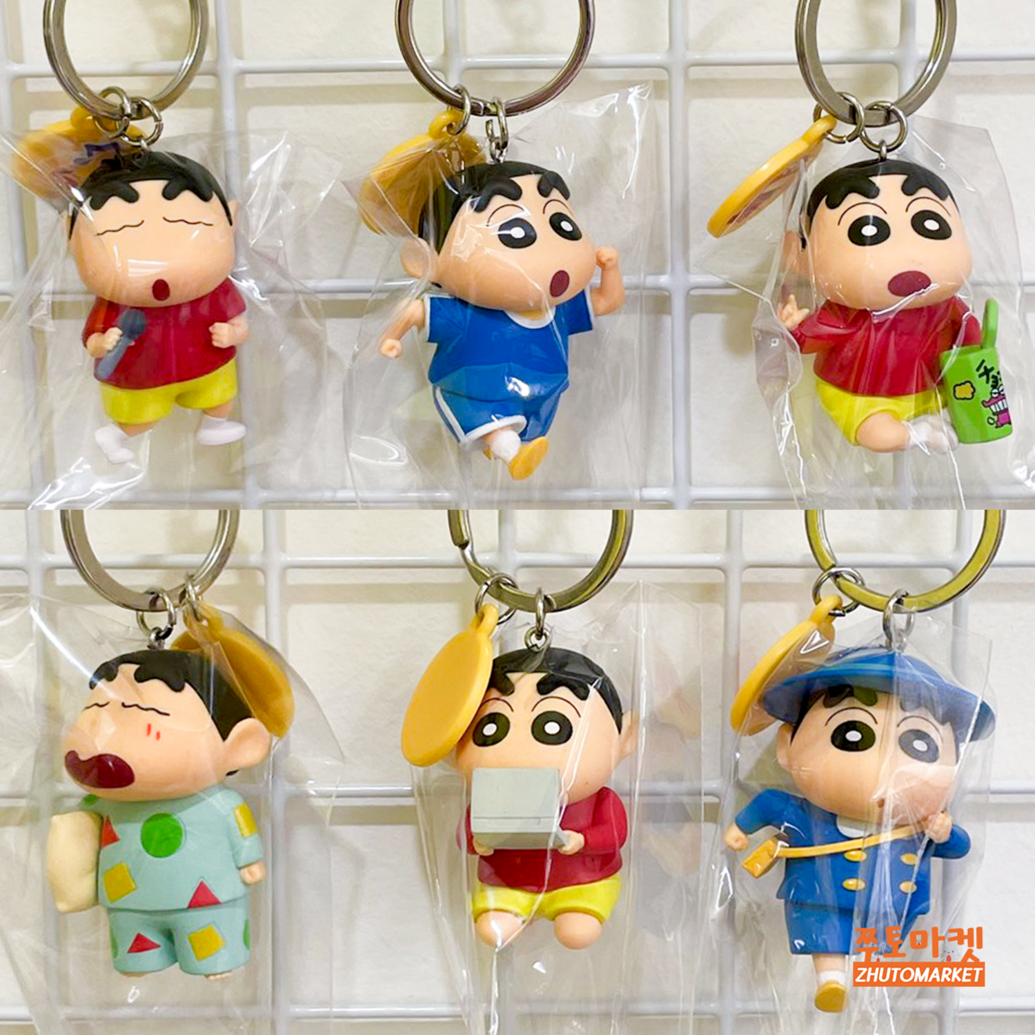 사랑스러운 짱구와 함께, 일상을 밝게! 귀여운 짱구 키링 6종 소개