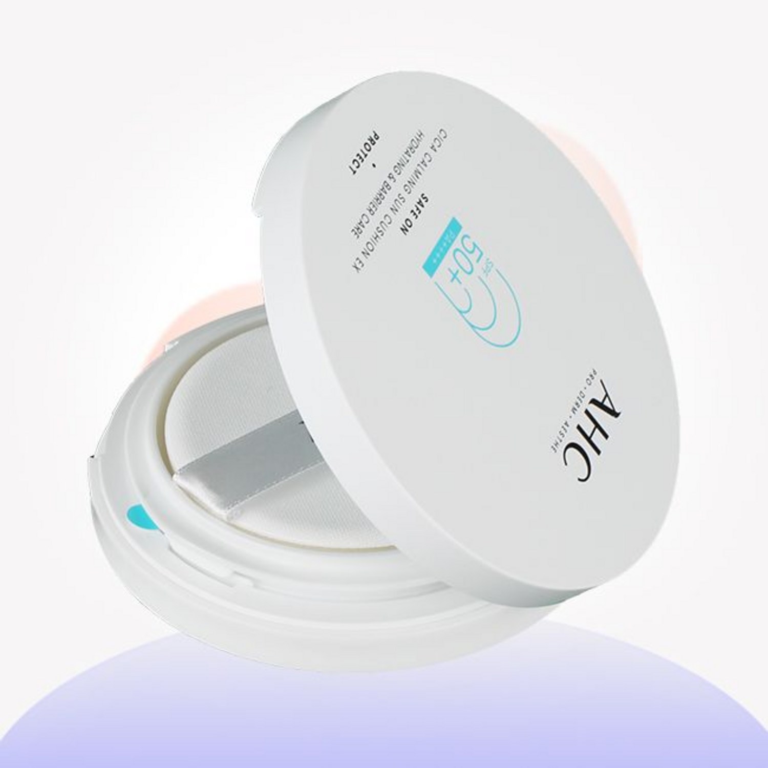 빛나는 피부를 위한 필수품: AHC 세이프온 시카 카밍 선쿠션 EX